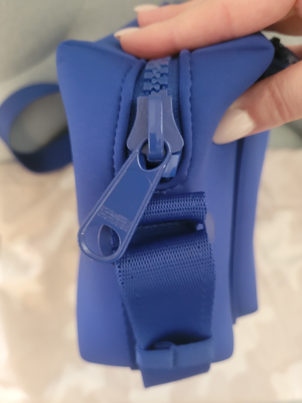 Dagne Dover Royal Blue Neoprene Crossbody - Picture 9 of 14